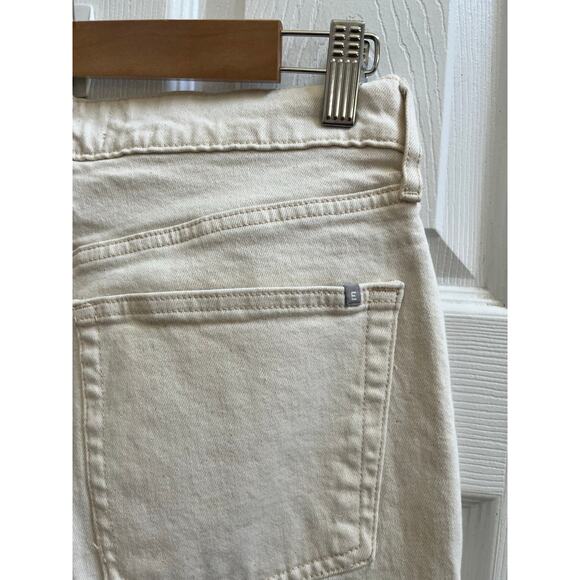 Everlane The Original Cheeky Organic Cotton Ecru Size 29 Jean 27.5 Inch Inseam - Picture 7 of 13